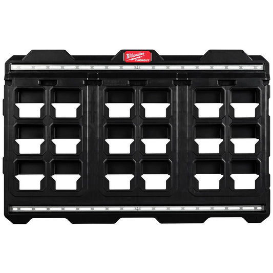 Milwaukee Tool 48-22-8497 Tool Box Case & Cabinet Accessories Accessory Type Wall Plate  Material Polyethylene  For Use With Tool Storage, Mounting and Securing PACKOUT™ Products  Color Black  Overall Thickness 30.75in  Material Family Polyethylene