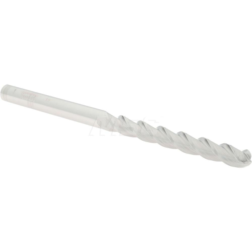 Accupro 76488295 Ball End Mill 0.375" Dia, 3" LOC, 3 Flute, Solid Carbide