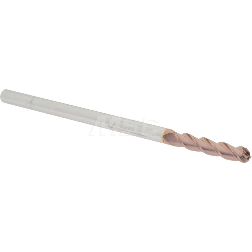 Accupro 76488501 Ball End Mill 0.3125" Dia, 1.5" LOC, 3 Flute, Solid Carbide