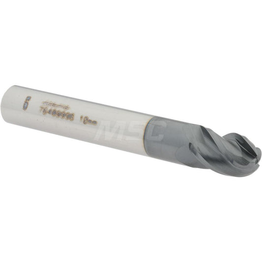 Accupro 76489996 Ball End Mill 0.3937" Dia, 0.5512" LOC, 4 Flute, Solid Carbide