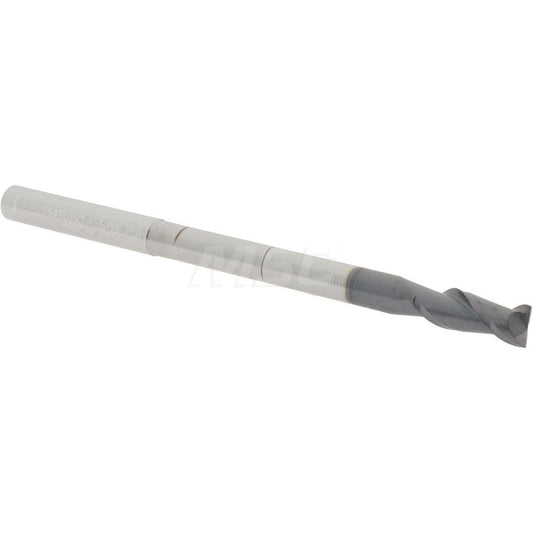Accupro 76490150 Square End Mill 3/16'' Dia, 1/2'' LOC, 3/16'' Shank Dia, 3'' OAL, 2 Flutes, Solid Carbide