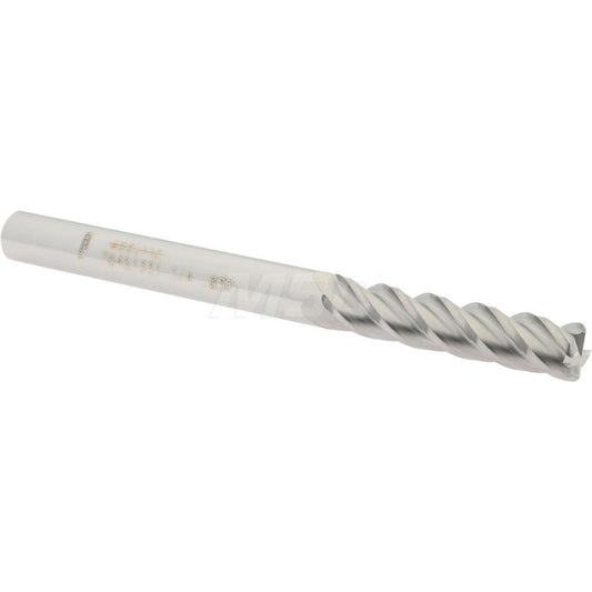 Accupro 76491331 Corner Radius End Mill 1/4" Dia, 1-1/8" LOC, 0.03" Radius, 4 Flutes, Solid Carbide