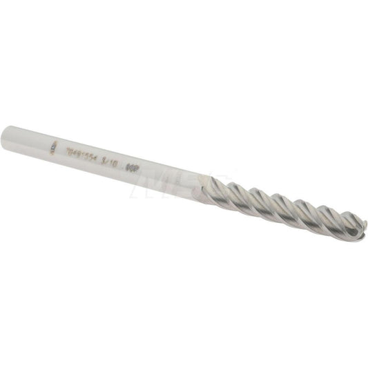 Accupro 76491554 Corner Radius End Mill 3/16" Dia, 1-1/8" LOC, 0.06" Radius, 4 Flutes, Solid Carbide