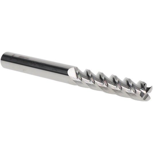 Accupro 76491661 Corner Radius End Mill 3/8" Dia, 1-3/4" LOC, 0.03" Radius, 4 Flutes, Solid Carbide