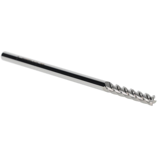 Accupro 76491828 Corner Radius End Mill 3/16" Dia, 1" LOC, 0.01" Radius, 4 Flutes, Solid Carbide