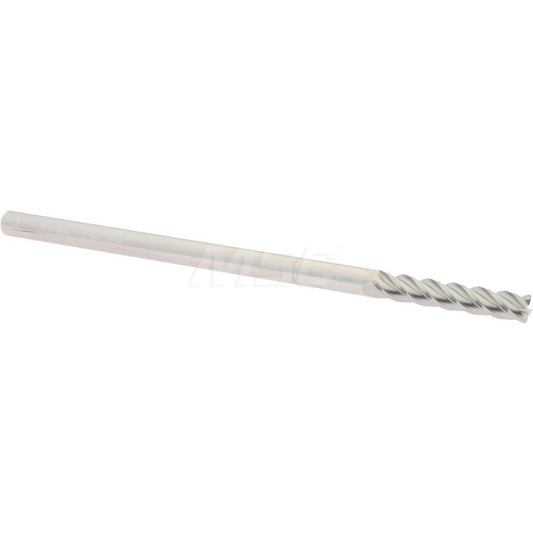 Accupro 76491836 Corner Radius End Mill 3/16" Dia, 1" LOC, 0.015" Radius, 4 Flutes, Solid Carbide