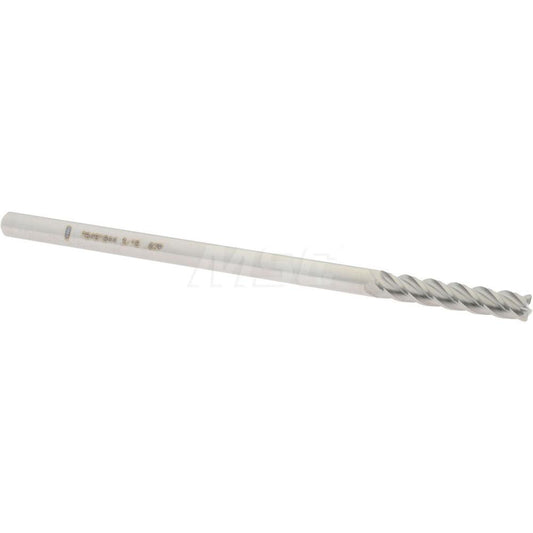 Accupro 76491844 Corner Radius End Mill 3/16" Dia, 1" LOC, 0.02" Radius, 4 Flutes, Solid Carbide