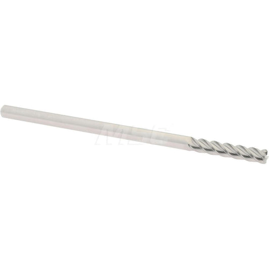 Accupro 76491851 Corner Radius End Mill 3/16" Dia, 1" LOC, 0.03" Radius, 4 Flutes, Solid Carbide