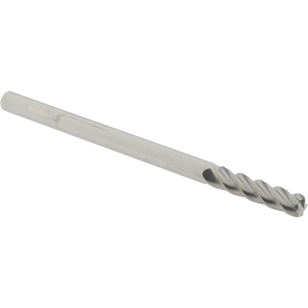 Accupro 76491927 Corner Radius End Mill 1/4" Dia, 1" LOC, 0.06" Radius, 4 Flutes, Solid Carbide