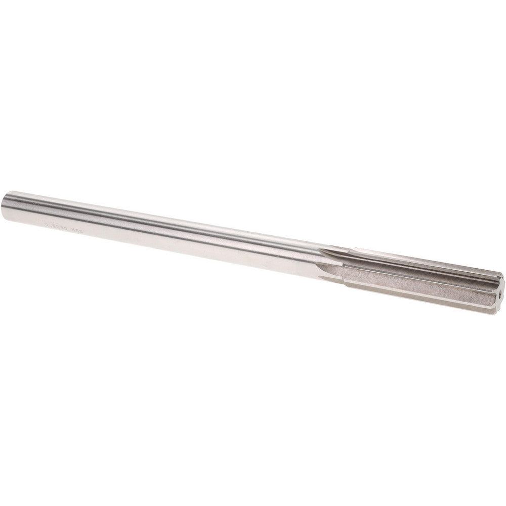 Value Collection SM0406230 Chucking Reamer 0.6230" Dia, 9" OAL, 2-1/4" Flute Length, Straight Flute, Straight-Cylindrical Shank, HSS