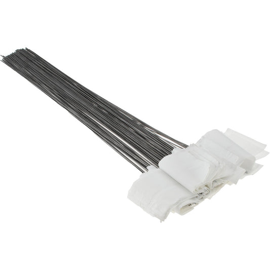 Empire Level 78006 Marking Flags Type Stake Flags  Message or Pattern Solid  Color White  Overall Height (Inch) 24  Material Plastic  Flag Height (Inch) 3