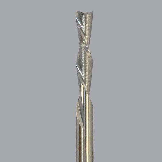 Onsrud 57-244 Spiral Router Bit 0.125" Dia, 0.5" LOC, 1/8" Shank Dia, Downcut