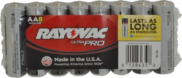 Rayovac ALAA-8 Standard Battery Size AA, Alkaline