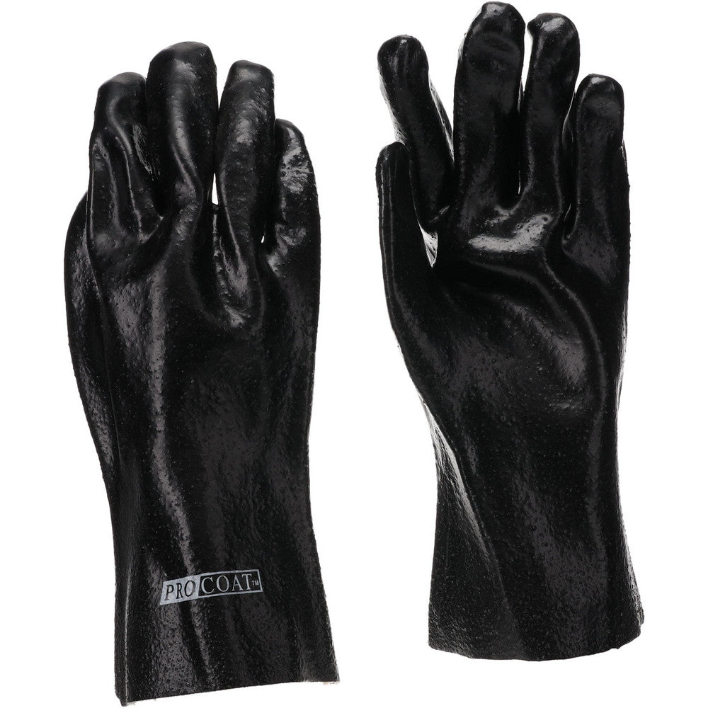 PRO-SAFE PS-58-8030RNB Chemical Resistant Gloves PRO-SAFE Size Large, Polyvinylchloride, Supported
