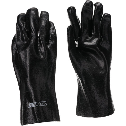 PRO-SAFE PS-58-8030RNB Chemical Resistant Gloves PRO-SAFE Size Large, Polyvinylchloride, Supported