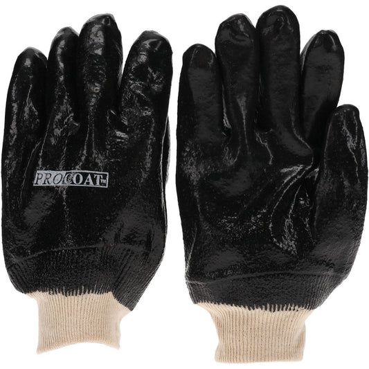 PRO-SAFE PS-58-8015RNB Chemical Resistant Gloves PRO-SAFE Size Large, Polyvinylchloride, Supported