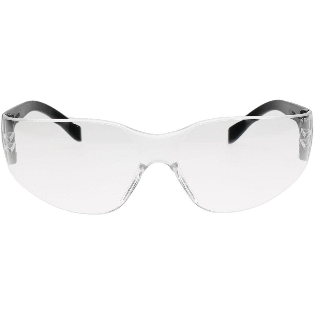 PRO-SAFE 48270 Safety Glasses Scratch-Resistant, Polycarbonate, Clear Lenses, Frameless