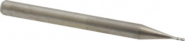 M.A. Ford 11102500 Square End Mill 0.0250" Dia, 0.0750" LOC, 4 Flute, Solid Carbide