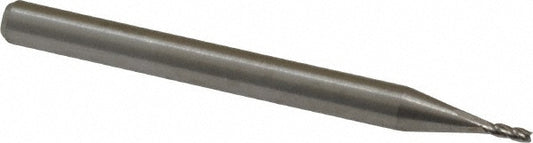 M.A. Ford 11104000 Square End Mill 0.0400" Dia, 0.1200" LOC, 4 Flute, Solid Carbide