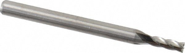 M.A. Ford 11108500 Square End Mill 0.0850" Dia, 0.2550" LOC, 4 Flute, Solid Carbide