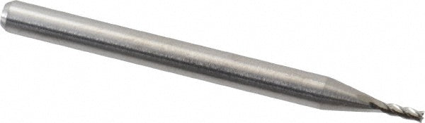 M.A. Ford 11104330 Square End Mill 1.10 mm Dia, 3.30 mm LOC, 4 Flute, Solid Carbide