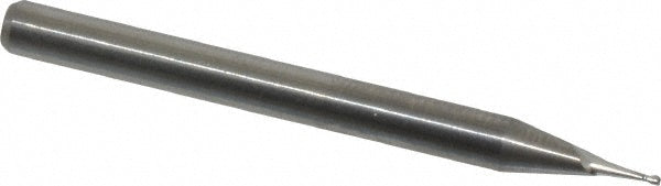 M.A. Ford 12102000 Square End Mill 0.0200" Dia, 0.0600" LOC, 2 Flute, Solid Carbide