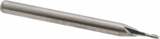 M.A. Ford 12104000 Square End Mill 0.0400" Dia, 0.1200" LOC, 2 Flute, Solid Carbide
