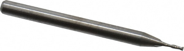 M.A. Ford 12103150 Square End Mill 0.80 mm Dia, 2.40 mm LOC, 2 Flute, Solid Carbide