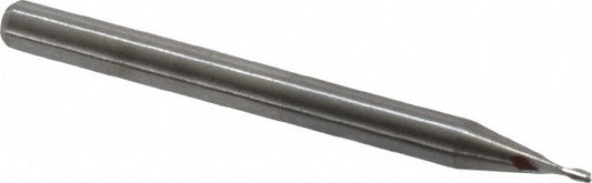 M.A. Ford 16403000 Square End Mill 0.0300" Dia, 0.0600" LOC, 2 Flute, Solid Carbide