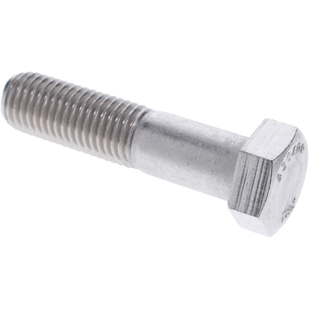 Value Collection R57001284 Hex Head Cap Screw 7/8-9, 3-3/4" Length Under Head, Grade 18-8 Stainless Steel, Bright/Uncoated Finish