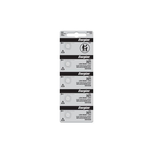 Energizer 321TZ Button & Coin Cell Battery Size 321, Silver Oxide