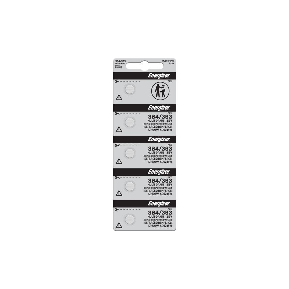 Energizer 364-363TZ Size 364/363, Silver Oxide, Button & Coin Cell Battery