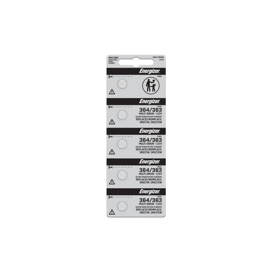 Energizer 364-363TZ Size 364/363, Silver Oxide, Button & Coin Cell Battery