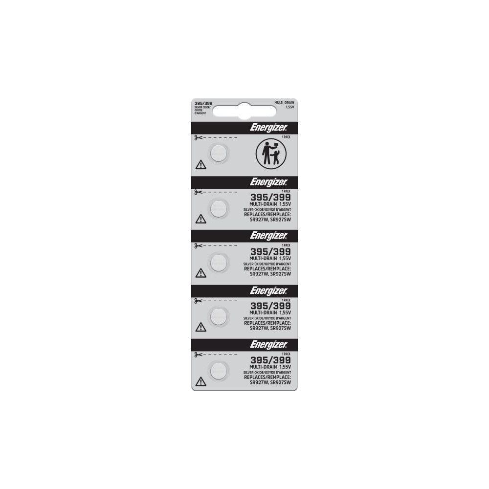 Energizer 395-399TZ Button & Coin Cell Battery Size 395 & 399, Silver Oxide