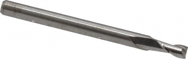 M.A. Ford 16410930 Square End Mill 7/64" Dia, 7/32" LOC, 2 Flute, Solid Carbide
