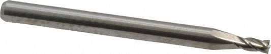 M.A. Ford 16307810 Square End Mill 5/64" Dia, 5/32" LOC, 4 Flute, Solid Carbide