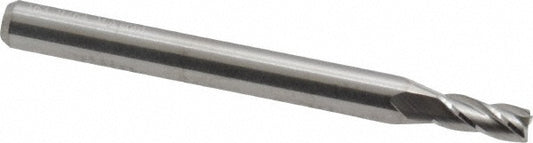 M.A. Ford 16314060 Square End Mill 9/64" Dia, 5/16" LOC, 4 Flute, Solid Carbide