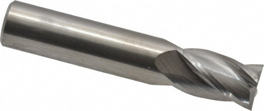M.A. Ford 16337500 Square End Mill 3/8" Dia, 5/8" LOC, 4 Flute, Solid Carbide