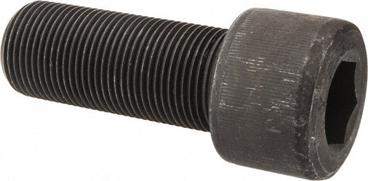 Value Collection 581834BR Hex Socket Cap Screw 1-14, 2-1/2" Length Under Head, Alloy Steel, Black Oxide Finish