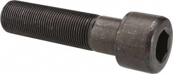 Value Collection 581844BR Hex Socket Cap Screw 1-14, 4" Length Under Head, Alloy Steel, Black Oxide Finish