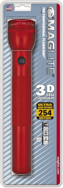 Mag-Lite S3D036 Handheld Flashlight Krypton, 10 hr Max Run Time