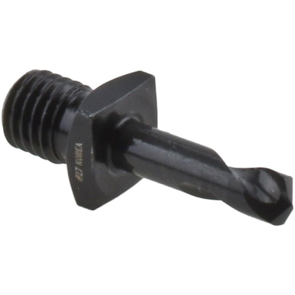 Hertel 953CO27ST-209 Threaded Shank Drill Bit #27, 135 &deg Point, 1/4-28 Shank, Cobalt