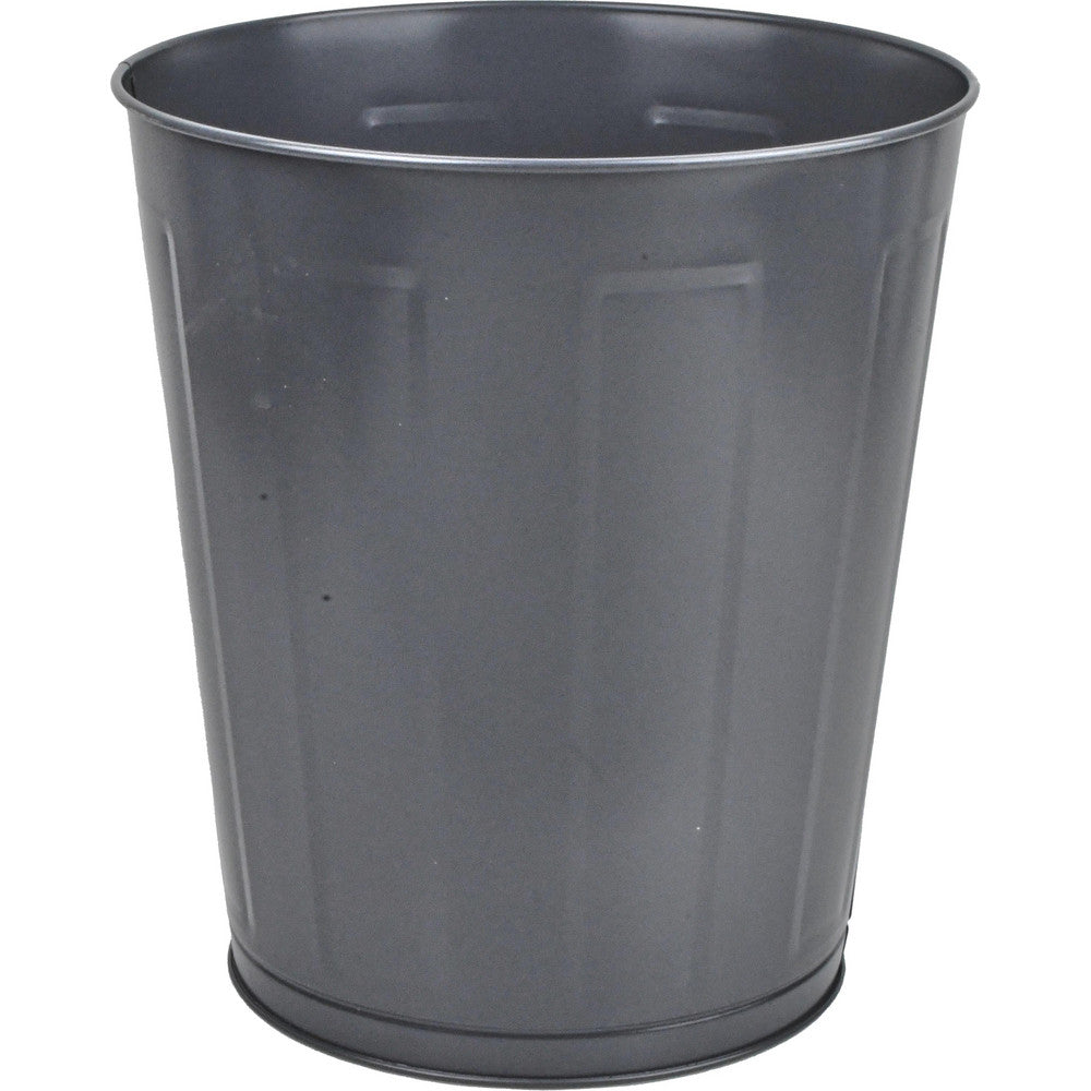 Value Collection 1302-3 Trash Can 28 qt, Round, Gray