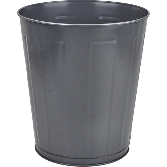 Value Collection 1302-3 Trash Can 28 qt, Round, Gray