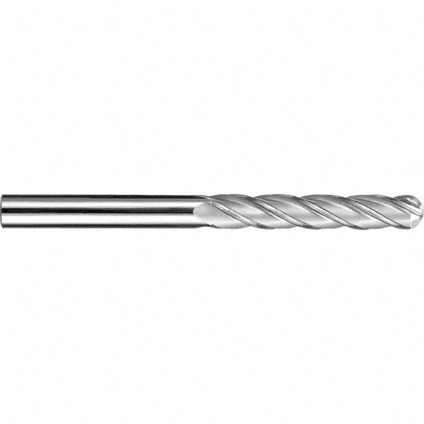 Kyocera SGS Precision Tools 31766 Square End Mill 1/2" Dia, 2" LOC, 4 Flute, Solid Carbide