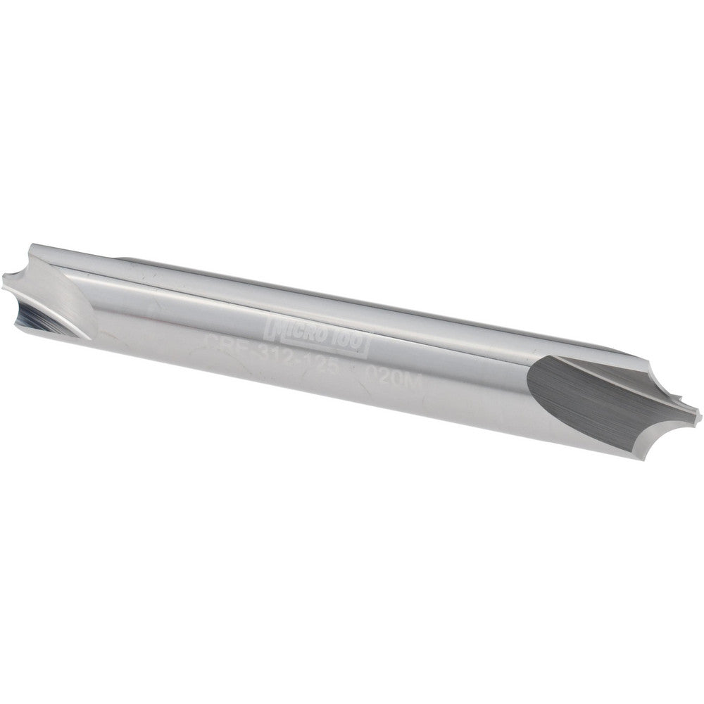 Micro 100 CRE-312-125 Corner Rounding End Mill 1/8" Radius, 5/16" Dia, 3 Flutes, Solid Carbide