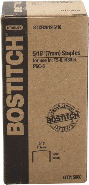 Stanley Bostitch STCR26195/16 Construction Staple 7/16" Wide, 1/4" Long, 24 Gauge