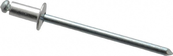 RivetKing ABS42/P500 Open End Blind Rivet Size 42, Dome Head, Aluminum Body, Steel Mandrel