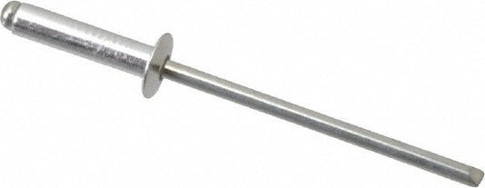 RivetKing ABS46/P500 Open End Blind Rivet Size 46, Dome Head, Aluminum Body, Steel Mandrel