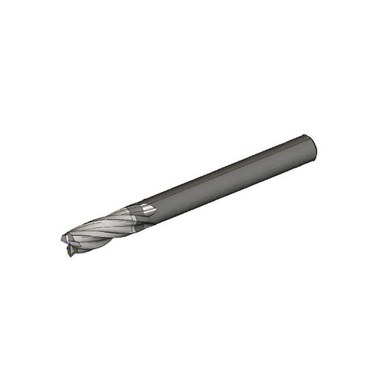 Iscar 5620903 Square End Mill 3/16" Dia, 1/2" LOC, 4 Flute, Solid Carbide